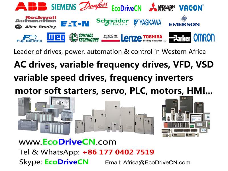 V&T EcoDriveCN® drives in West Africa