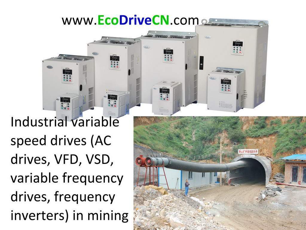 EcoDriveCN vector control VSD drives for mining