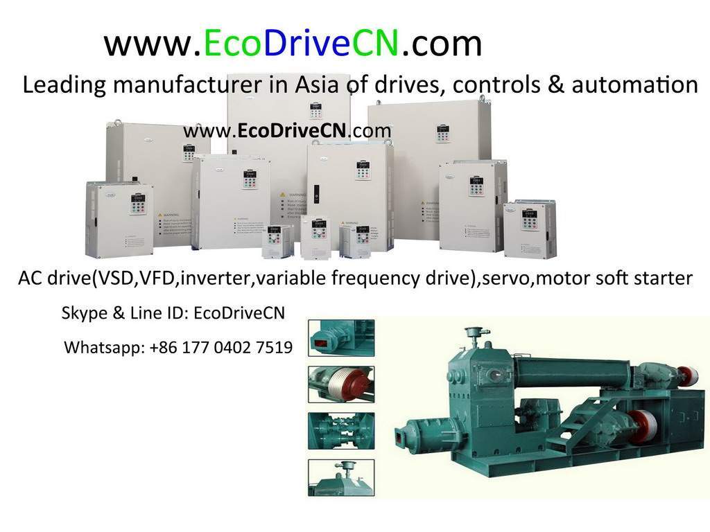 V&T EcoDriveCN® AC inverter drives for extruder