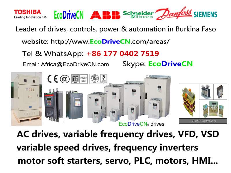 V&T EcoDriveCN® drives in Burkina Faso