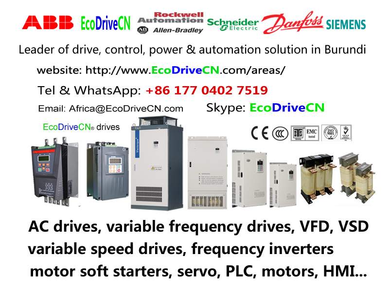 V&T EcoDriveCN® drives in Burundi