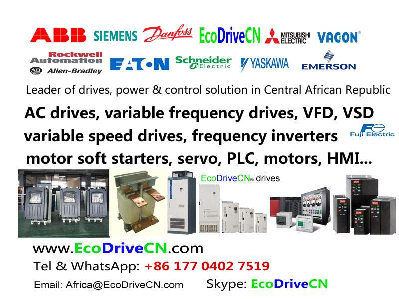V&T EcoDriveCN® drives in Central African Republic