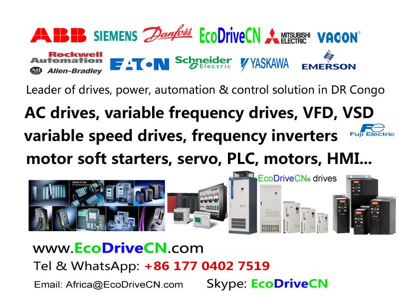 V&T EcoDriveCN® drives in DR Congo