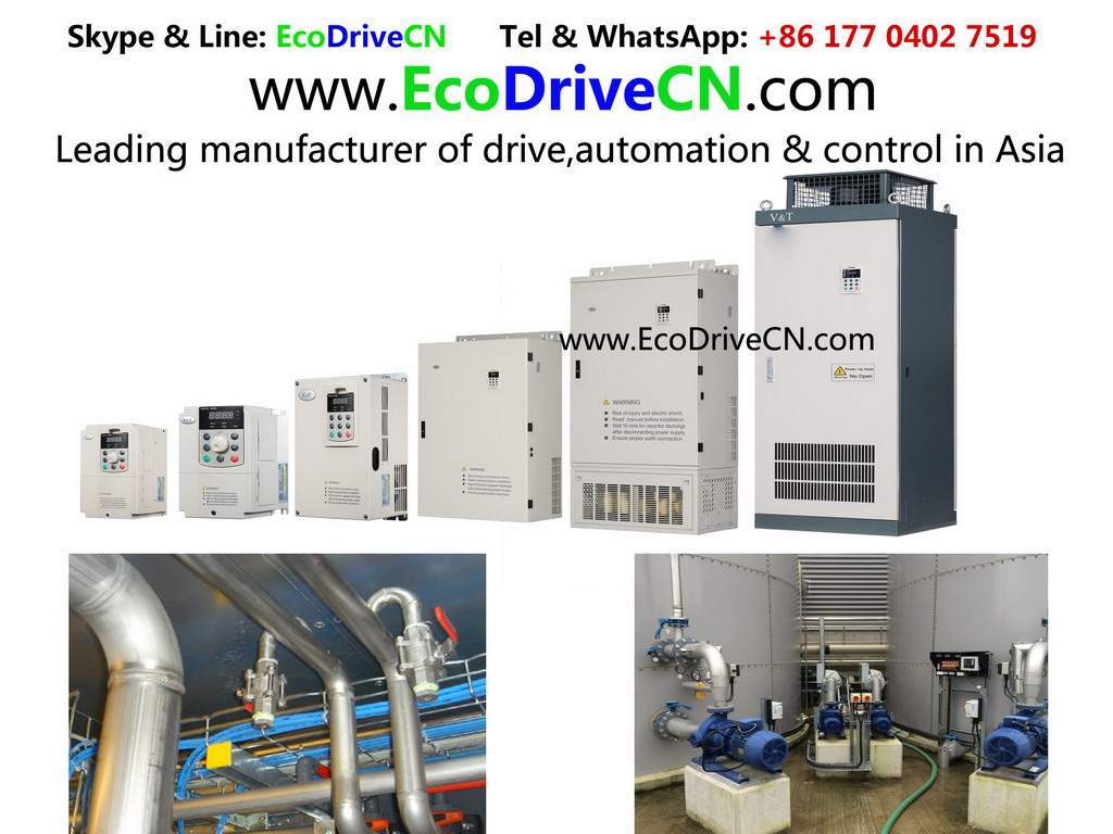 V&T EcoDriveCN® VSD drives for pump stations