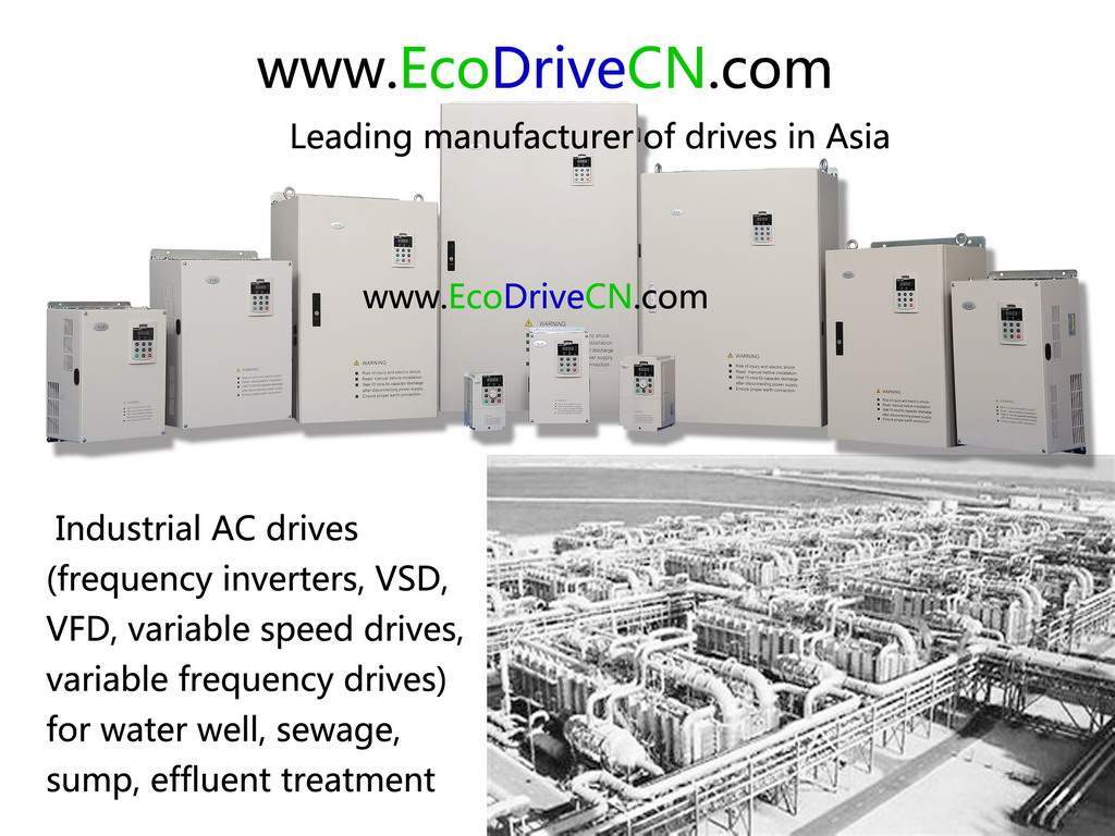 V&T EcoDriveCN® frequency inverters for water and sewage treatment V&T EcoDriveCN® frequency inverters for water and sewage treatment