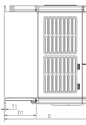 universal frequency inverter size