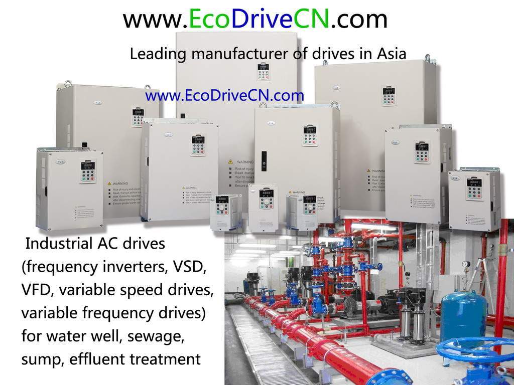 EcoDriveCN AC motorr drives for water and sewage treatment